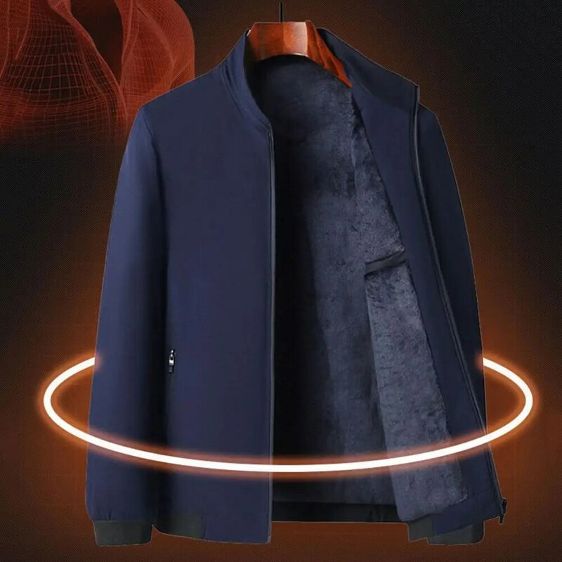 Windbreak Parka de lã grossa masculina, jaquetas quentes de inverno, casaco masculino, 3XL