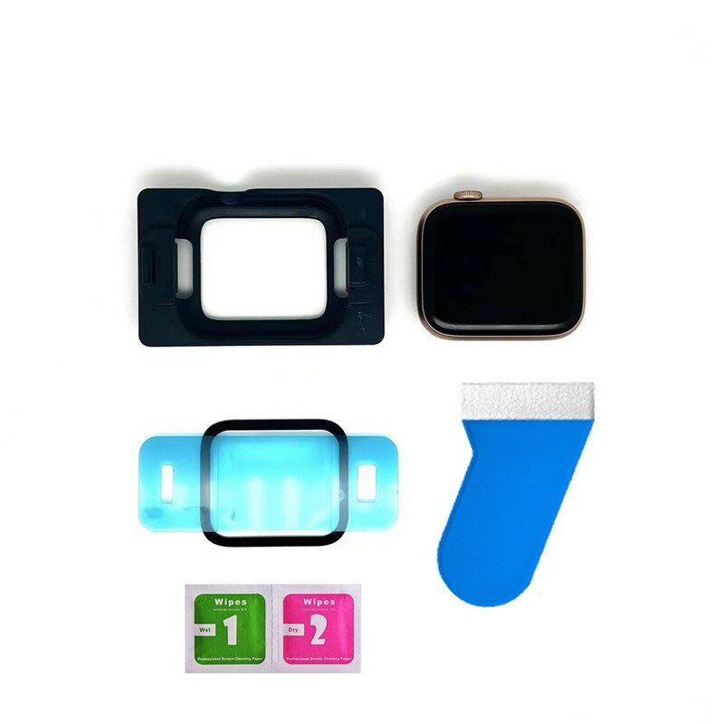 Filme cerâmico para Apple Watch, Ultra 8, 7, 49mm, 45mm, 41mm, protetor de tela para Apple Watch 6, 5, 4, SE, 44mm, 40mm, 3, 2, 9, 42 milímetros, 38 milímetros, 3 PCes