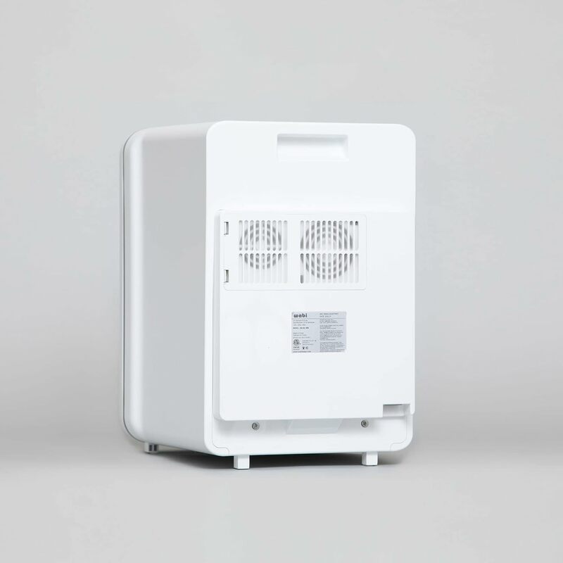 Wabi UVC LED desinfetante e secador, branco e Gunmetal guarnição, Ultra