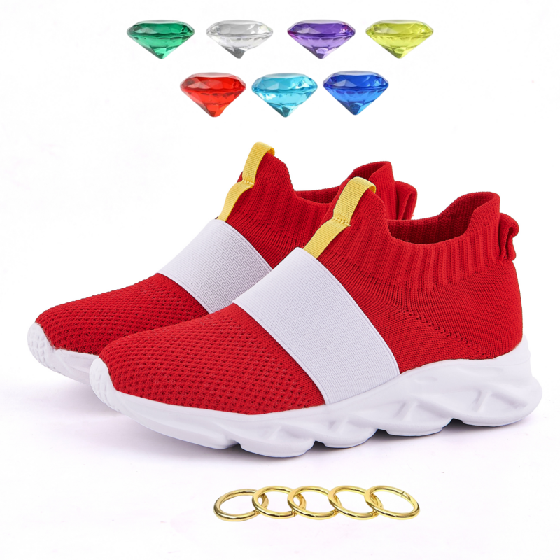 Sepatu Sonic, untuk anak laki-laki dan perempuan sonik sepatu Sonic merah sonik