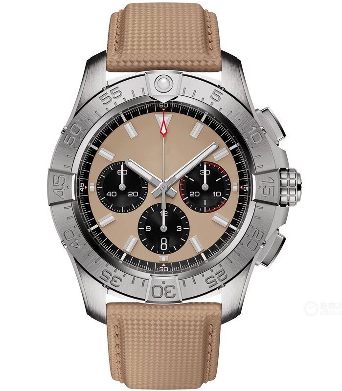 Luxury New Watch Men Quartz Chronograph Watches Avenger B01 Stainless Steel Black Blue Canvas Leather Timepiece Sapphire 44mm