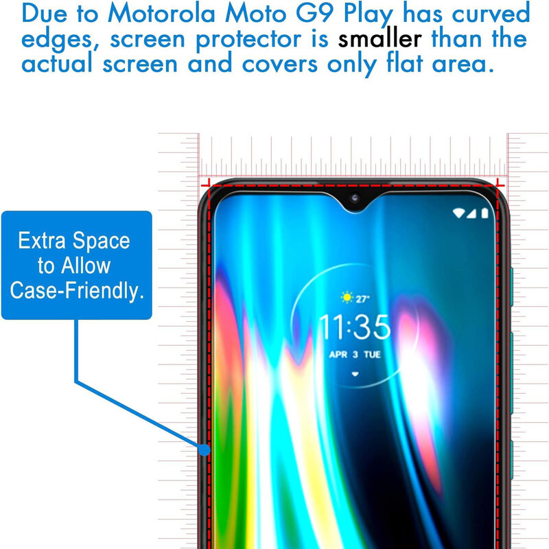 2/4pcs gehärtetes Glas für Motorola Moto G9 G9 Plus G9 Play G9 Power Displays chutz folie
