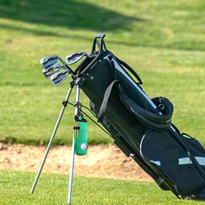 Golf Tee Houder Golfbal Houder Heuptas Golf Accessoire Taille Riem Houder Met Haak Golf Tee Organizer Tas Voor Mannen