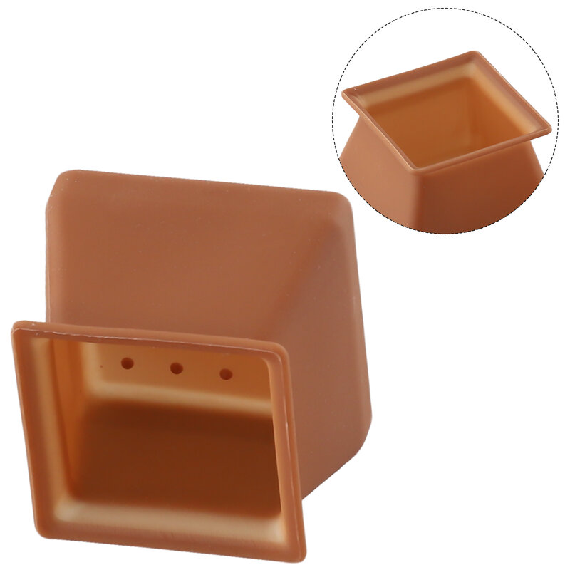 Food Grade Silicone Tabela Floor Protection Cover, Não Cadeira Foot Pad Cover, 3.7x3.7x3cm, BPA Livre