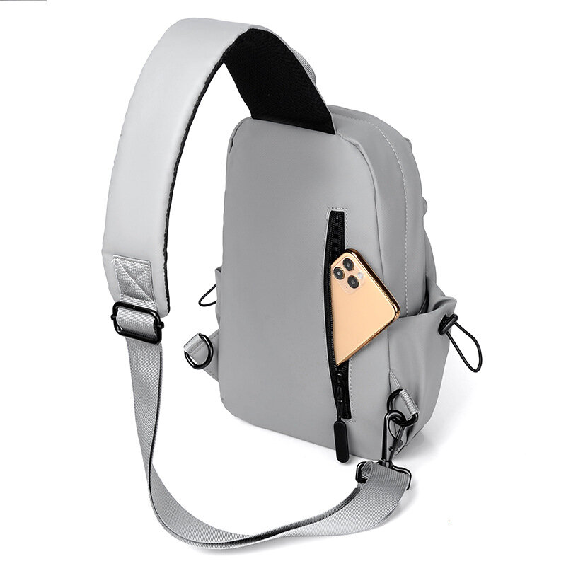 New Chest Bag Men's Casual Crossbody Bag Men's Fashion Trend Oxford Cloth Shoulder Bag Casual Waterproof Messenger Bag