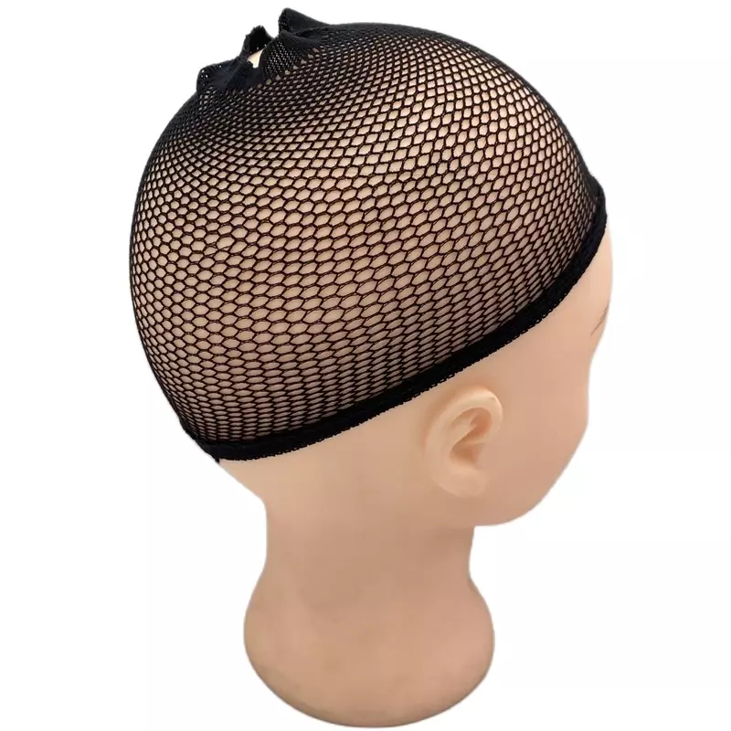 20 packs NEW Fashion  Weaving Cap Stretchable Elastic Hair Net Top Open Snood Wig Cap Hairnet Hair Mesh