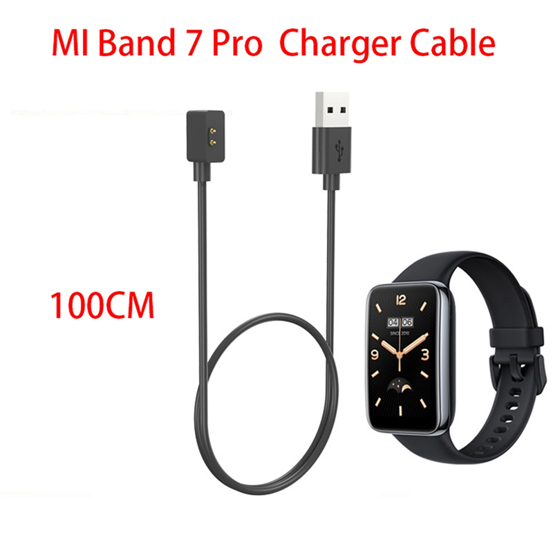 Kabel pengisi daya Mi Band 7 Pro, kabel pengisi daya USB untuk Xiaomi 7 Pro (50Cm)
