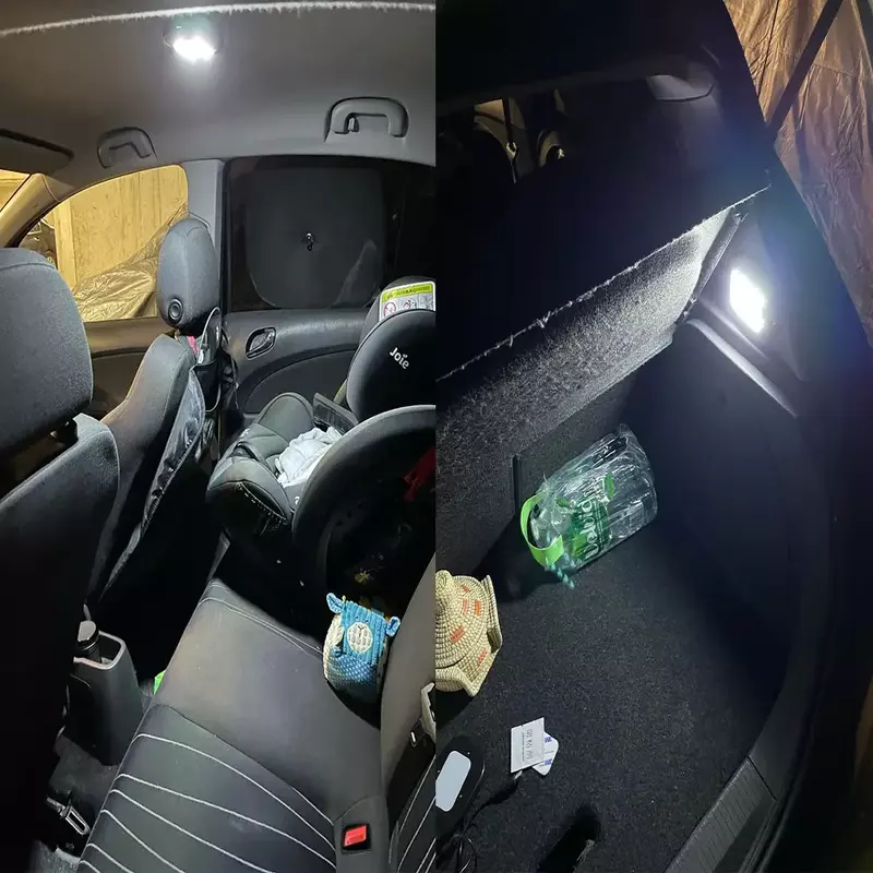 1 pz DC 5V Night Light Room lampadine a Led Roof Auto Interior Dome luci di lettura Touch USB Charging Atmosphere Lamps Welcome Trunk