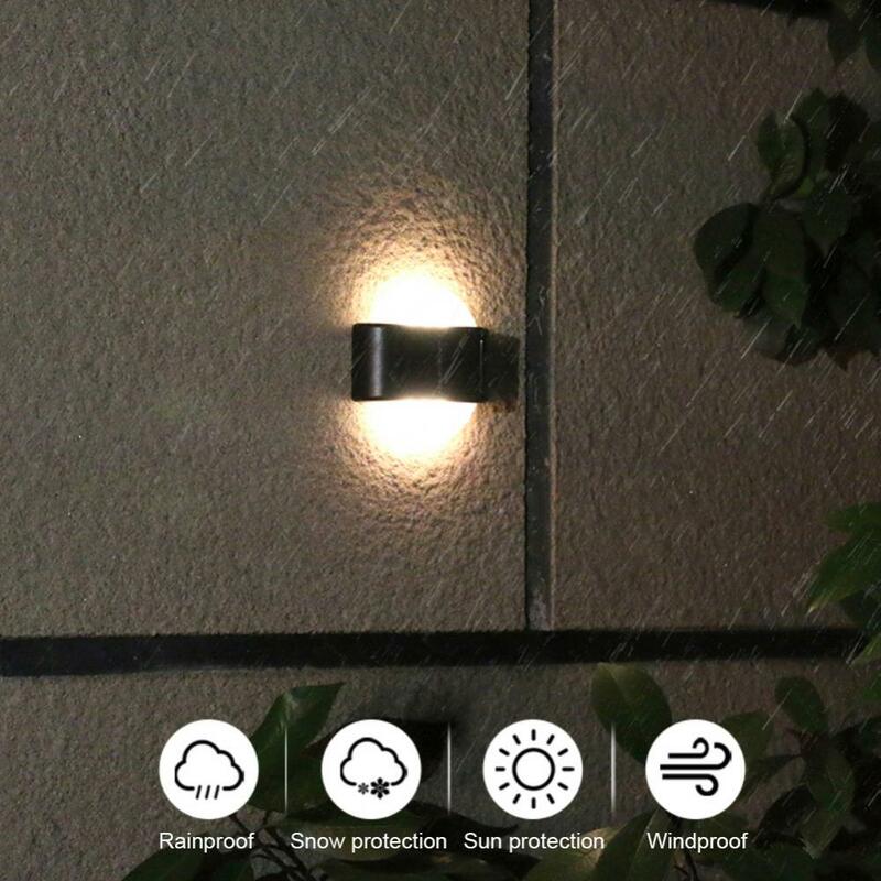 Abs Acrylic Solar Wall Lamp Intelligent Light Control Outdoor Solar Lights Solar Deck Lights Household Accessories White Light