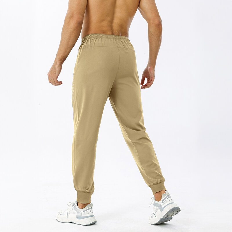 New Sweatpants Men's Running Zipper Pocket Pants Fashion Soccer Training Jogging Sweatpants Fitness Tight Men's Clothing
