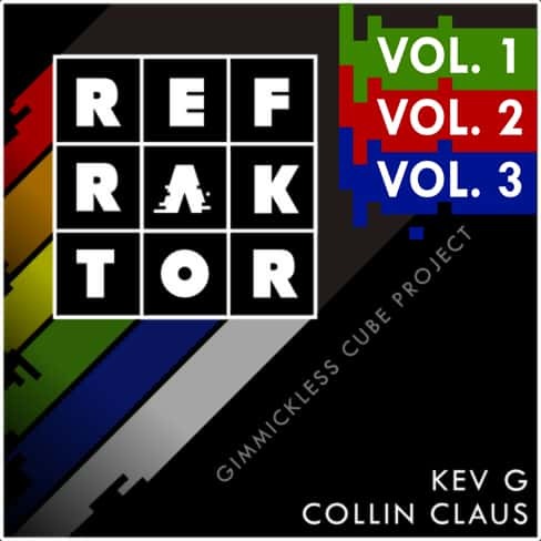 REFRAKTOR 2023-Projeto Gimmickless Cube por Kev G e Collin Claus (Todos os 3 Volumes + ALLSPARK + PDF) -Truque Mágico