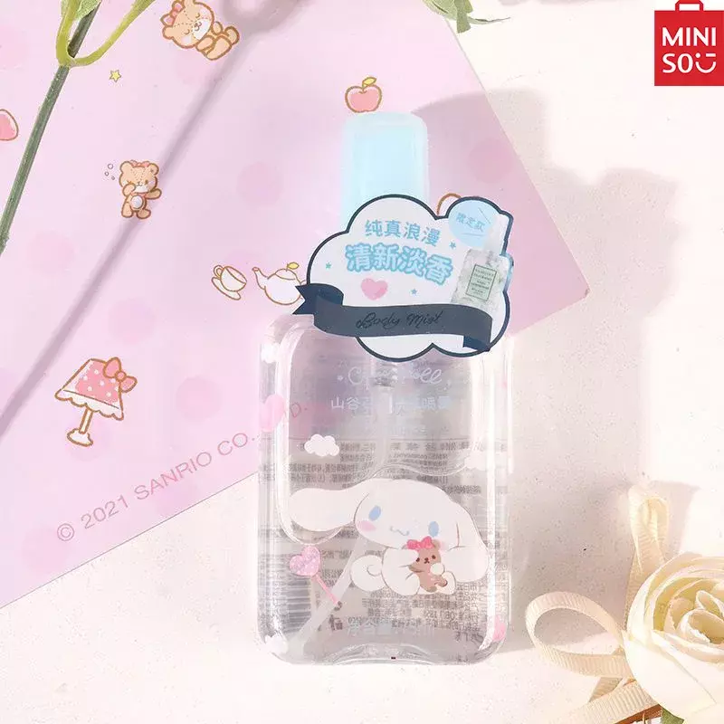 MINISO Sanrio Dog Woof Moe Kurumi Perfume fresco, fragancia de larga duración, Eau de Toilette para niñas Kitty Meow Moe