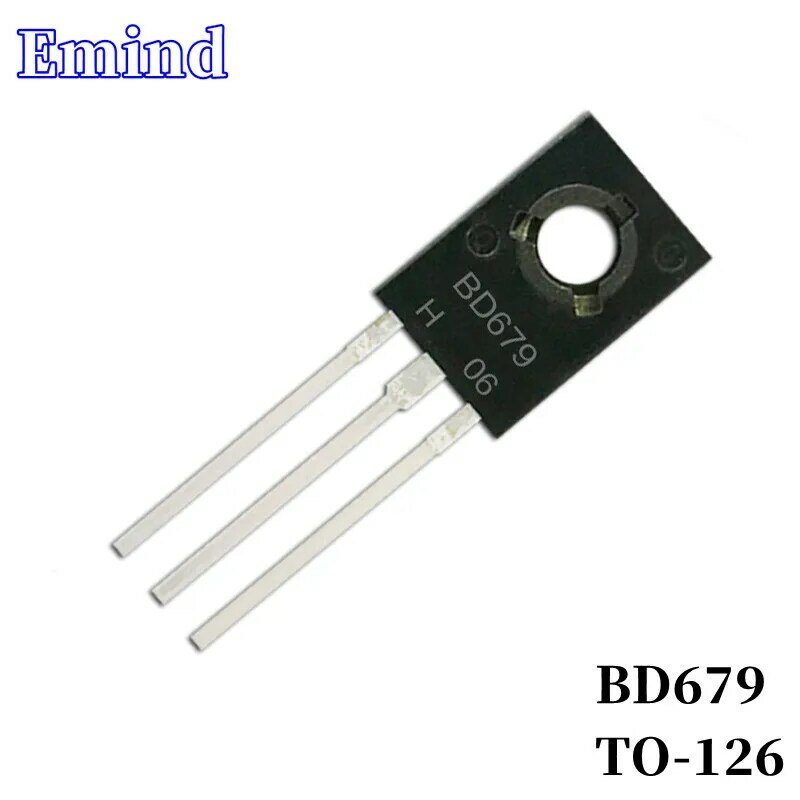 10/20 pz BD679 DIP Transistor TO-126 tipo NPN amplificatore bipolare Transistor 80V/6A