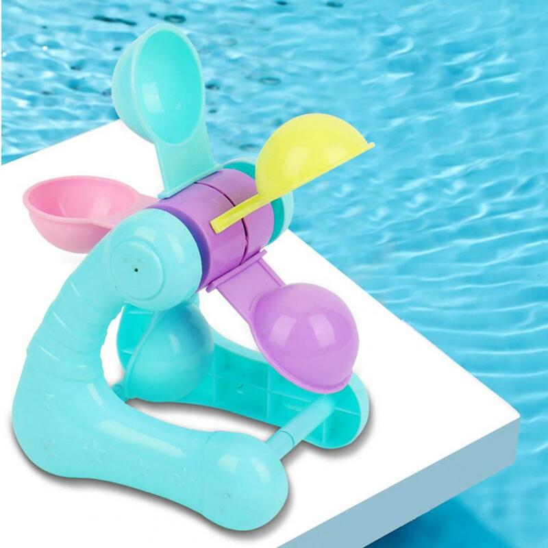 재미 있은 Waterwheel 휴대용 잘 생긴 숟가락 모양 소형 풍차 아기 목욕 장난감 아기 목욕 장난감