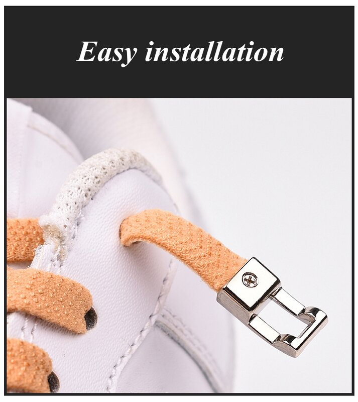 Lacci elastici con fibbia incrociata nuovi 1 secondo Quick No Tie lacci per scarpe bambini Sneakers Unisex per adulti lacci per scarpe lacci pigri