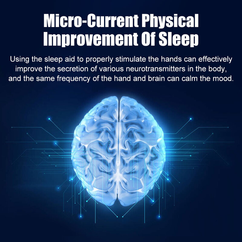 Hand Held Sleep Aid Instrument Microstroom Hypnose Instrument Stimulator En Relax Tool Stress Overdrukventiel Helpen Slaap Apparaat