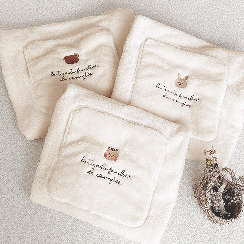 Фланелевое детское одеяло, чехол для коляски из кораллового флиса, милый медведь, зимние ветрозащитные детские одеяла, детское теплое Флисовое одеяло для сна