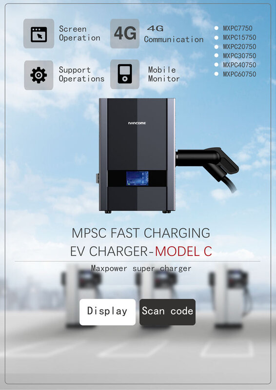 Charge Manufacture DC EV Charging wallbox solar 30kw 40KW CCS 2 for Electric Car Charging Post Commercial Use
