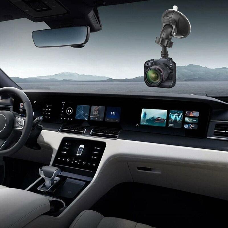 Condução Recorder Ventosa Suporte, Dash Cam Camera, DVR Mount Holder, Viagem Fácil Instalação, Acessórios do carro, Rotação 360 °