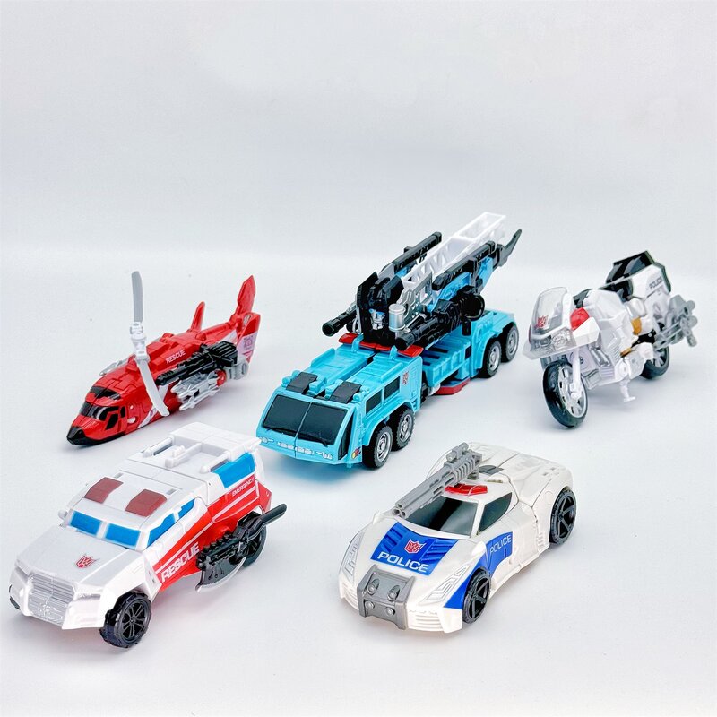 Haizhixing-Brinquedos De Transformação De Defensor, Figura De Ação Anime, Aeronaves Robô KO G1, Modelo De Veículo De Engenharia, NO Box, 5 em 1