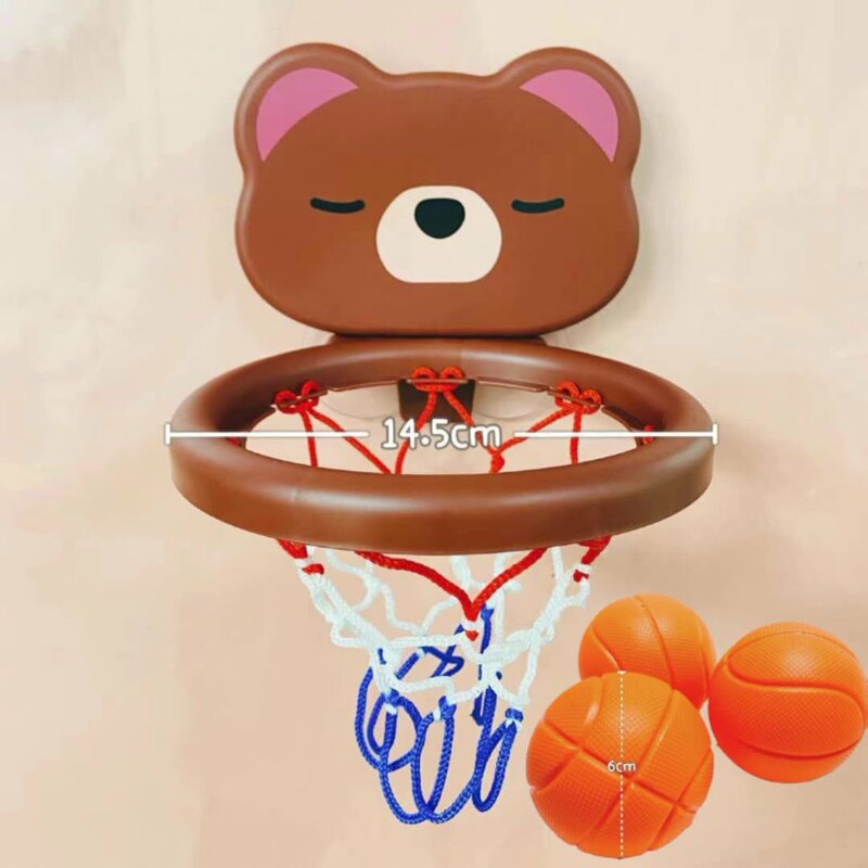 New Baby Kids Mini Shooting Basket Bathtub Water Play Set Basketball Backboard With 3 Balls Child Funny Shower Bath Fun Toys