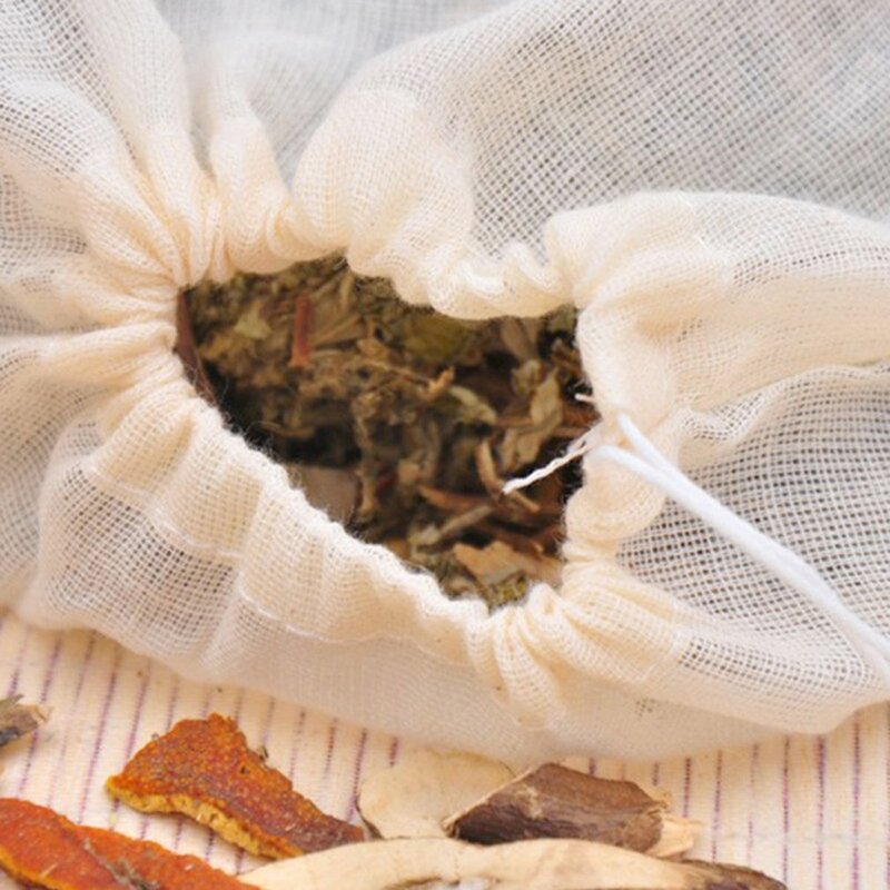 Bustine di tè usa e getta da 1 pezzo bustina di tè vuota con carta da filtro con sigillo di guarigione per bustine di tè alle erbe per tè sfuso