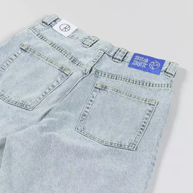 Pantalones cortos de mezclilla con estampado de dibujos animados para hombre, ropa de calle Retro, Hip Hop, Y2k, bordado de niño grande, pantalones cortos de baloncesto, gimnasio Harajuku