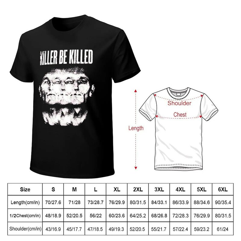 Мужская футболка с рисунком Killer Be Kill, большие размеры