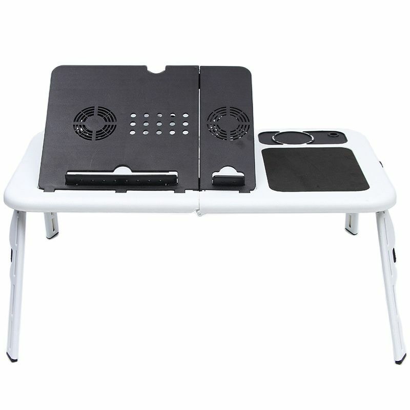 Table pliante multifonctionnelle pour ordinateur portable, bureau pour ordinateur portable, support pour ordinateur portable, lit de refroidissement USB, type support