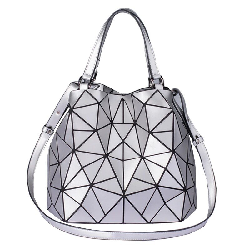 сумка женская сумка через плечо Женская сумочка Bao, дизайнерская роскошная сумка-тоут, серебристая сумка-мессенджер через плечо с геометрическим узором, 2023