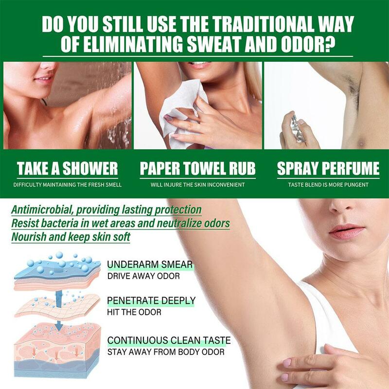 5 kotak/diskon bau badan ketiak keringat Deodor parfum krim untuk pria dan wanita menghilangkan bau ketiak dan keringat tahan lama Aroma Perawatan