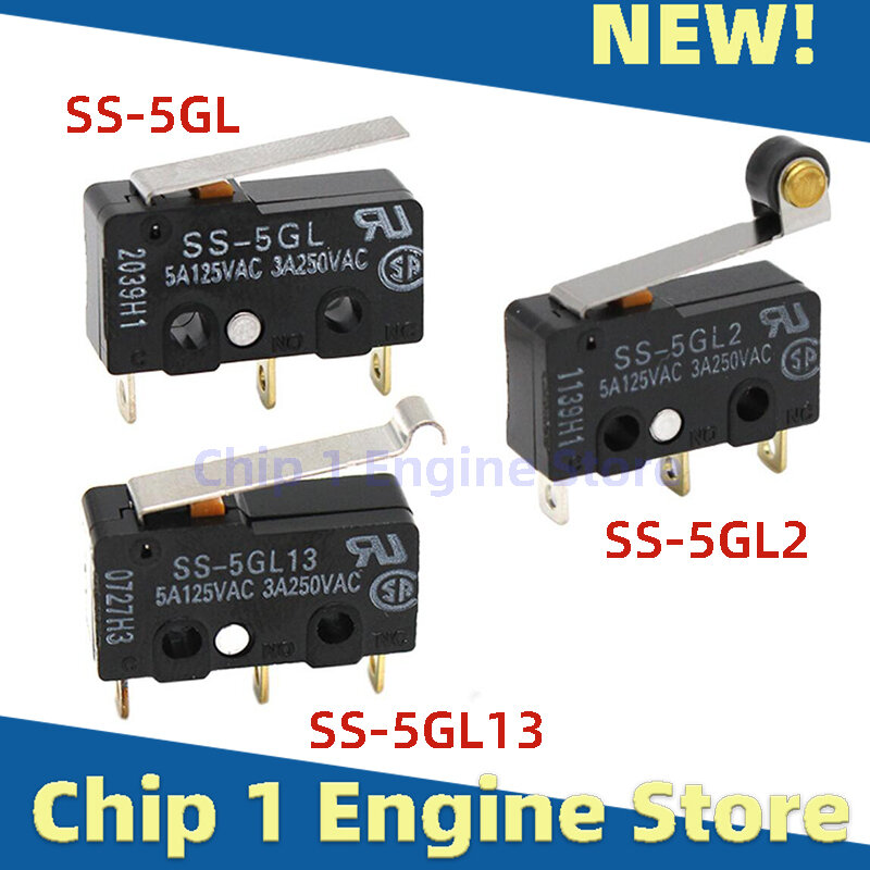 Mikroprzełącznik Ultra-mały Limit mikro przełącznik SS-5 SS-5GL SS-5GL2 SS-5GL13 SS-5-F SS-5GL-F SS-10 SS-01 SS-5GL111 GL GL2 GL13