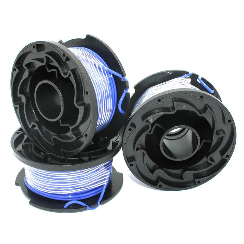 3PK Auto Feed String Trimmer Spool for Black + Deck GH3000 GH3000R LST540 LST540B Trimmer Edger Parts# SF-080 DWB-90588459N