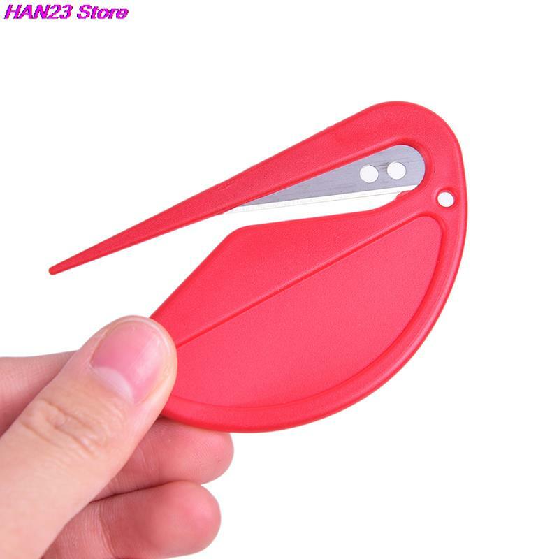 Hot！2pcs/set Mini Plastic Letter Opener Sharp Mail Envelope Opener Safety Papers Cutter 9 Styles