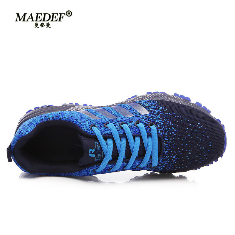 MAEDEF-Tênis masculino de malha respirável baixo, tênis da moda, fundo macio, moda casual, alta qualidade, primavera, novo