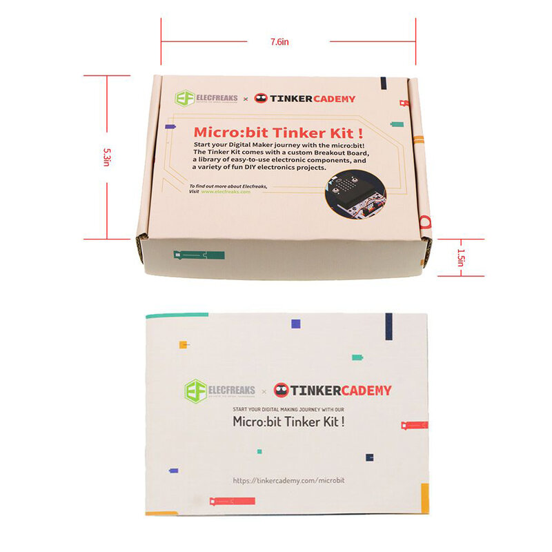Mikro: bit Thinker kit Sensor pemrograman Set gurita: bit Breakout Board mendukung Makecode untuk anak-anak pengkodean pendidikan mengajar