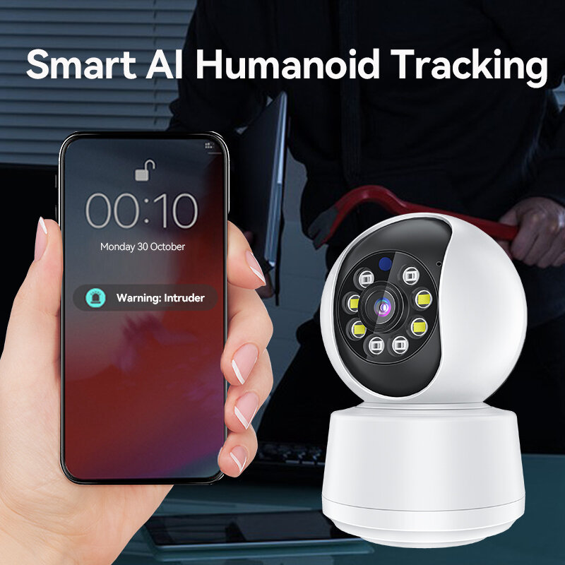 Wifi Survalance Camera 2MP IP Video Surveillance Cameras Security Protection CCTV Wireless Smart Tracking Infrared Baby Monitor