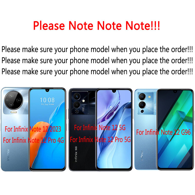 Full Cover Screen Protector For Infinix Note 12 2023 Tempered Glass For Infinix Note 12 2023 Glass For Infinix Note 12 Pro Glass