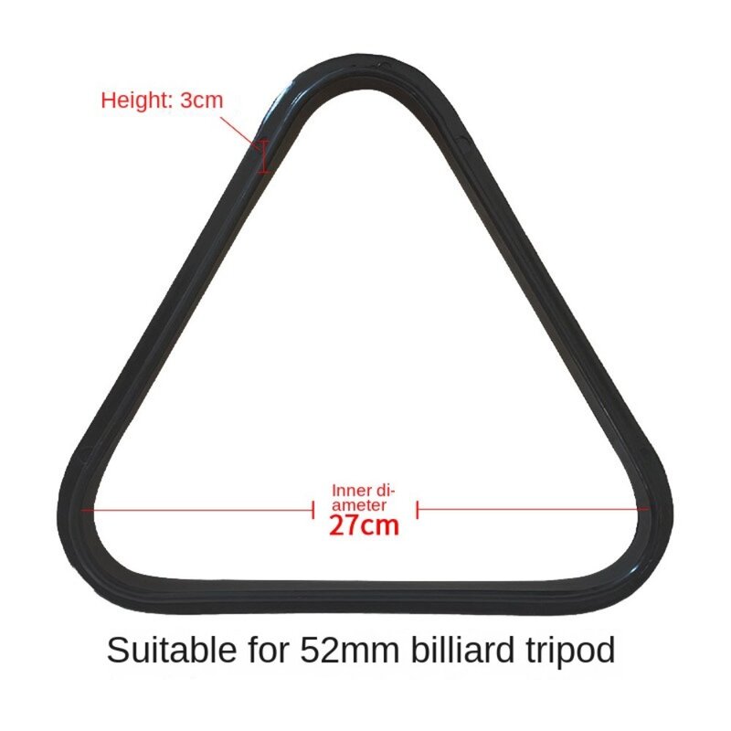 for Playing Snooker Tripod Frame Triangle Shape Billiard Balls Organizer Snooker Table Balls Frame Cue Accessories Positioning