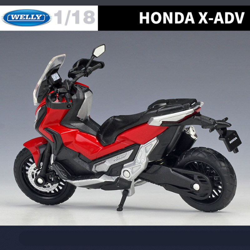 WELLY 1:18 Honda X-ADV lega modello di moto simulazione diecast giocattolo in metallo Street Cruise moto modello collezione regali per bambini