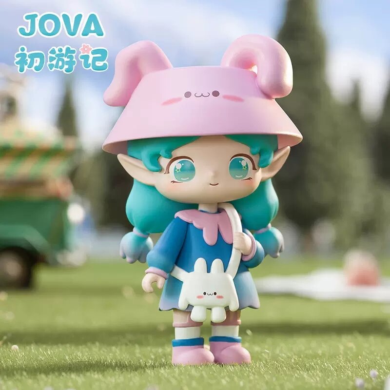 JOVA-Série Initial Journey Caixa cega, caixa surpresa, figura de ação original, modelo de desenho animado, coleção de brinquedos, coleção fofa