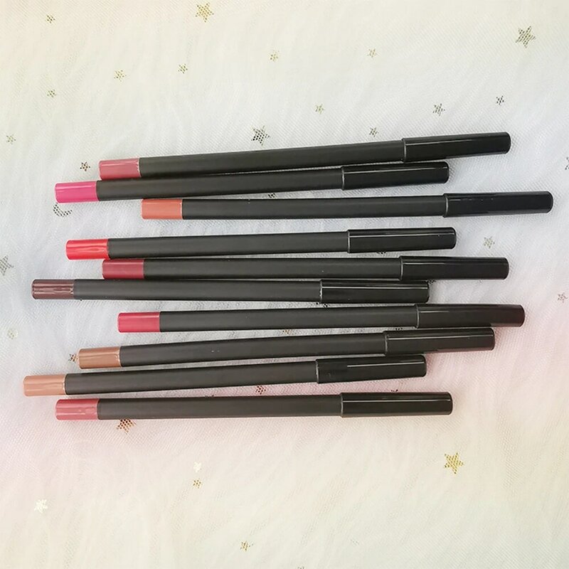 Easy To Apply Bulk Make Up Non Smudging Private Label Lipliner 23 Color Waterproof Pigment Foaming Custom Makeup All Lip Tint