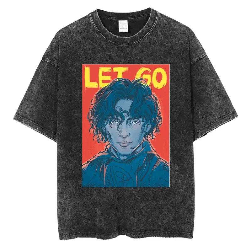 High Street Fashion uomo donna Retro T Shirt Timothee chalamet Graphic Clothes top Quality Cotton Vintage oversize Black Tees