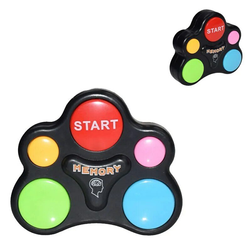 Educational Memory Game Machine with Lights Sounds Toy Interactive Game Memory Training Game Machine Funny Toys for Children