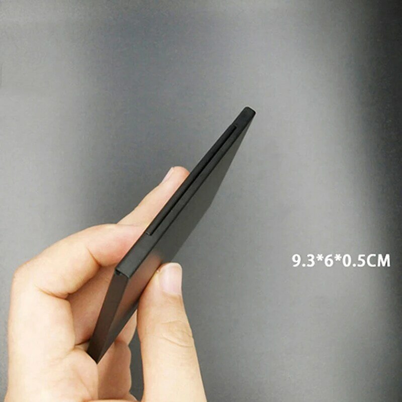 Zwart Case Memory Sim Card Opbergdoos Universele Protector Houder Aluminium Draagbare Pakket Opbergdoos Voor Mobiele Telefoon
