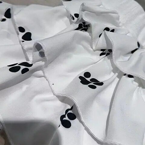 Y2k Милая Белая Мини-юбка с оборками в стиле «милый торт», Лидер продаж, в торговом центре, готическая юбка в стиле «эмо» для E-girl, весна-лето 2024