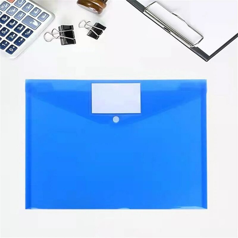 Transparent A4 Plastic Document Bag Creative Simplicity Office Storage Bag File Bag Plastic Wallets Folders Office Supplies