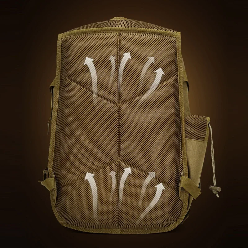 Tactical MOLLE Backpack For Men EDC Outdoor Waterproof Hiking Climbing Treking Fishing Rucksack MochilaTravel Mountaineering Bag
