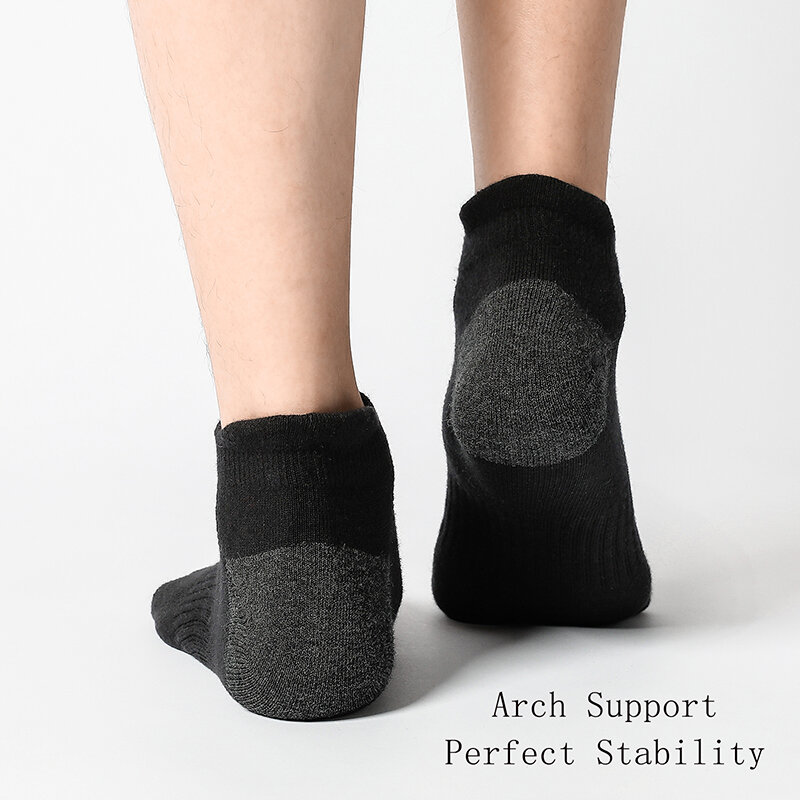 Chaussettes de sport en coton pour hommes et femmes, haute qualité, 6/12 paires, courtes, en maille respirante, pour le cyclisme, été