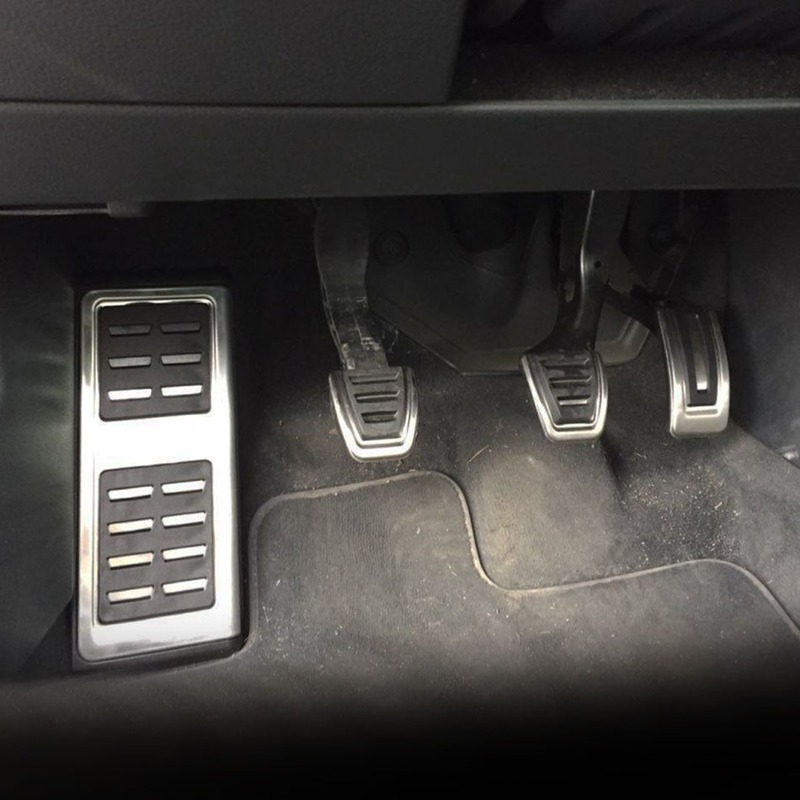 Pédales de voiture en acier inoxydable pour Volkswagen VW GOLF 7 MK7 pour Skoda Octavia A7 LHD